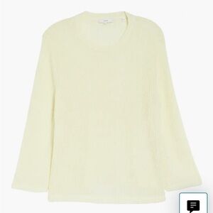 NWT! VINCE  Long Sleeve Sweater YELLOW